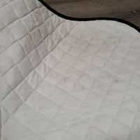Quilt Jumper Saddle Pad *gc, mnr hair, dirt, stains, rubs, pills, dingy, puckers