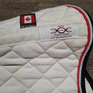 Quilt Jumper Saddle Pad *gc, mnr hair, dirt, stains, rubs, pills, dingy, puckers
