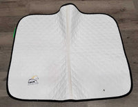 Quilt Jumper Saddle Pad *vgc, clean, mnr hair, stains, dingy, rubs, pills, lint

