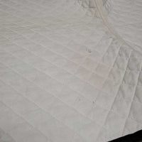 Quilt Jumper Saddle Pad *vgc, clean, mnr hair, stains, dingy, rubs, pills, lint
