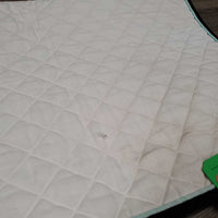 Quilt Jumper Saddle Pad *vgc, clean, mnr hair, stains, dingy, rubs, pills, lint
