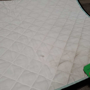 Quilt Jumper Saddle Pad *vgc, clean, mnr hair, stains, dingy, rubs, pills, lint