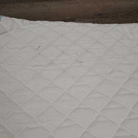 Quilt Jumper Saddle Pad *vgc, clean, mnr hair, stains, dingy, rubs, pills, lint