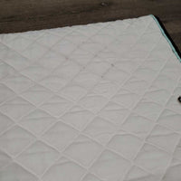 Quilt Jumper Saddle Pad *vgc, clean, mnr hair, stains, dingy, rubs, pills, lint

