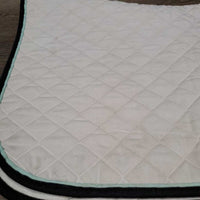 Quilt Jumper Saddle Pad *vgc, clean, mnr hair, stains, dingy, rubs, pills, lint
