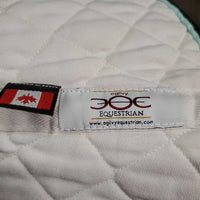 Quilt Jumper Saddle Pad *vgc, clean, mnr hair, stains, dingy, rubs, pills, lint
