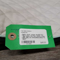 Quilt Jumper Saddle Pad *vgc, clean, mnr hair, stains, dingy, rubs, pills, lint