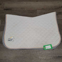 Quilt Jumper Saddle Pad *gc, clean, mnr hair, dingy, snags, puckers, rubs, pills
