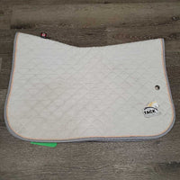 Quilt Jumper Saddle Pad *gc, clean, mnr hair, dingy, snags, puckers, rubs, pills