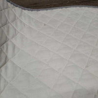 Quilt Jumper Saddle Pad *gc, clean, mnr hair, dingy, snags, puckers, rubs, pills