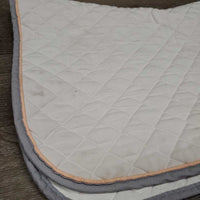Quilt Jumper Saddle Pad *gc, clean, mnr hair, dingy, snags, puckers, rubs, pills
