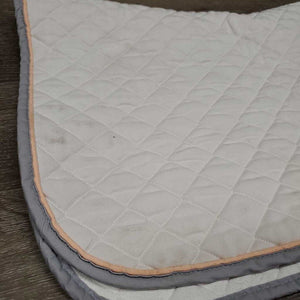 Quilt Jumper Saddle Pad *gc, clean, mnr hair, dingy, snags, puckers, rubs, pills