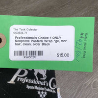 1 ONLY Neoprene Pastern Wrap *gc, mnr hair, clean, older
