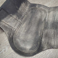 Pr Closed Neoprene Boot, velcro *gc/fair, v.dirty/filthy, faded, cracked edges threads, hair, unstitched seams
