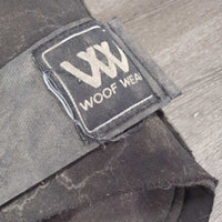 Pr Closed Neoprene Boot, velcro *gc/fair, v.dirty/filthy, faded, cracked edges threads, hair, unstitched seams
