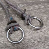 2 Nylon Rope Gag Cheeks *gc/fair, dirty, faded, stains, v.torn end
