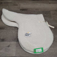 Fleece Fitted Hunter Pad *vgc, clean, older, pills, clumpy, hair, rubs, stains, dingy
