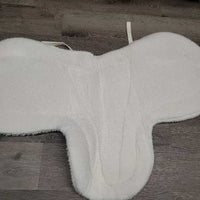 Fleece Fitted Hunter Pad *vgc, clean, older, pills, clumpy, hair, rubs, stains, dingy
