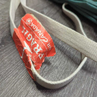 Hvy Cotton - Canvas Jump Saddle Carry - Storage Bag *gc, older, stains, discolored, sticker, unstitched seam edge
