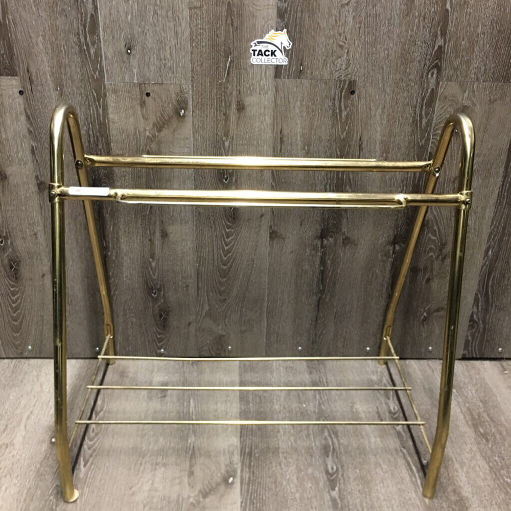 Metal Saddle Rack - Stand *gc/vgc, residue, scuffs, oxidized, scratches, scrapes
