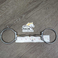 v.Thin Sweet Iron Lg Western D Ring Bit *vgc, clean, mnr rust, scuffs & rubs
