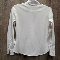 JUNIORS LS Show Shirt, snaps *gc, curled collar edge, older
