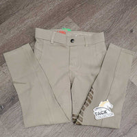 JUNIORS Euroseat Breeches *vgc/xc, mnr rubs & undone seam stitching
