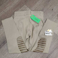 JUNIORS Euroseat Breeches *vgc/xc, mnr rubs & undone seam stitching
