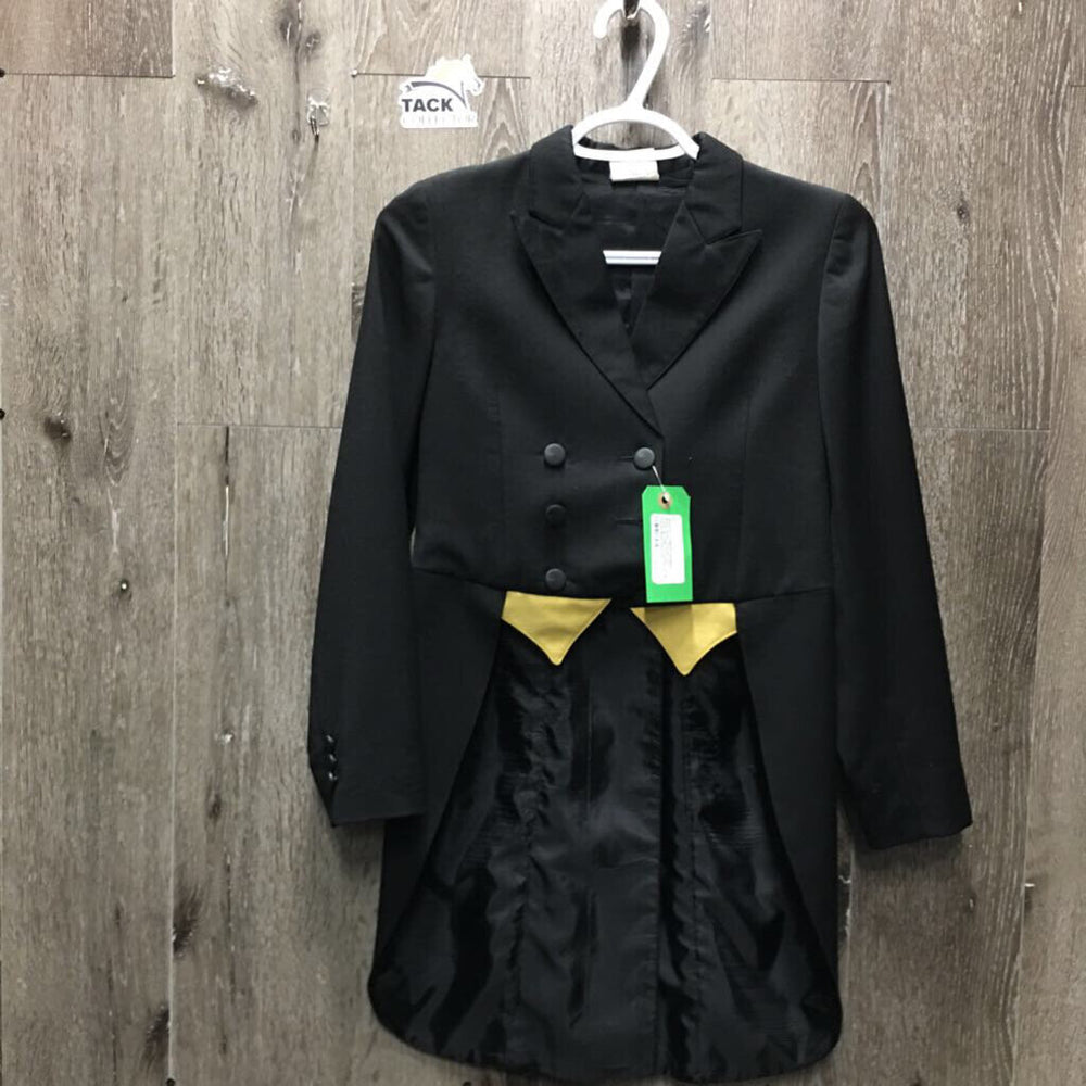 JUNIORS Shadbelly Show Jacket, attached pinny - points *gc, older, mnr snags, hair & bubbled