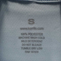 SS Mesh Technical Shirt, 1/3 Zip Up *gc, stains, older
