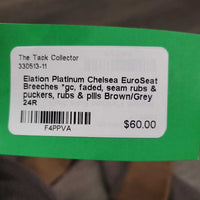 EuroSeat Breeches *gc, faded, seam rubs & puckers, rubs & pills
