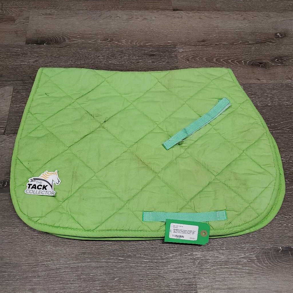 Quilt Jumper Saddle Pad *gc, faded, threads, mnr hair, dirt, stains, rubs, puckers