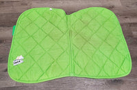 Quilt Jumper Saddle Pad *gc, faded, threads, mnr hair, dirt, stains, rubs, puckers

