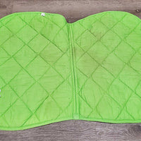 Quilt Jumper Saddle Pad *gc, faded, threads, mnr hair, dirt, stains, rubs, puckers