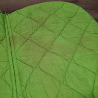 Quilt Jumper Saddle Pad *gc, faded, threads, mnr hair, dirt, stains, rubs, puckers

