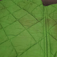 Quilt Jumper Saddle Pad *gc, faded, threads, mnr hair, dirt, stains, rubs, puckers