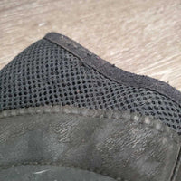 Pr Mesh Half Chaps *fair, dirty, faded, stretched els, pilly edges, peeling spots, rubs
