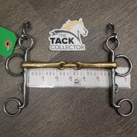 LS Fine Narrow Lozenge French Link Pelham Bit, 0 chain *vgc, scuffs, clean, mnr residue