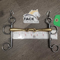 LS Fine Narrow Lozenge French Link Pelham Bit, 0 chain *vgc, scuffs, clean, mnr residue