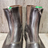 Paddock Boots, Zips, Punched toes *vgc, mnr dusty, scuffs & scratches, dirty edges
