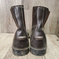 Paddock Boots, Zips, Punched toes *vgc, mnr dusty, scuffs & scratches, dirty edges
