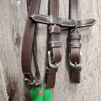 Monocrown Bridle, Crank, Rubber Reins, Buckles *gc, clean, scuffs, scrapes, faded Crank: missing keeper & cut