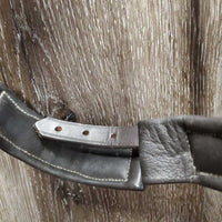 Monocrown Bridle, Crank, Rubber Reins, Buckles *gc, clean, scuffs, scrapes, faded Crank: missing keeper & cut