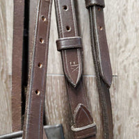 Monocrown Bridle, Crank, Rubber Reins, Buckles *gc, clean, scuffs, scrapes, faded Crank: missing keeper & cut
