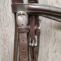 Monocrown Bridle, Crank, Rubber Reins, Buckles *gc, clean, scuffs, scrapes, faded Crank: missing keeper & cut