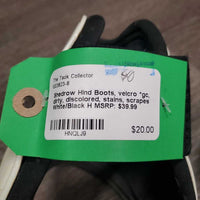 Hind Boots, velcro *gc, dirty, discolored, stains, scrapes
