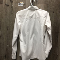 LS Show Shirt, snap collar *vgc, clean, older, pilly inside
