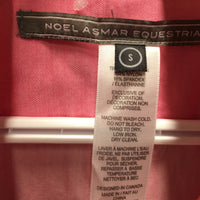 LS Show Shirt, magnetic collar *gc, older, dingy collar, mnr undone & loose stitching, sm hole, rubs & snags