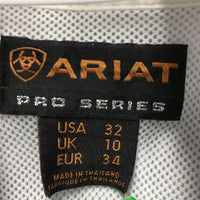 SS Show Shirt, snaps, snap collar *gc, pit stains
