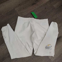 Thick Breeches, Side Zip *vgc, clean, mnr rubs, pills, stain & seam puckers, older
